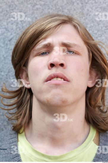 Head Man White Casual Athletic Overweight Bald Street photo references