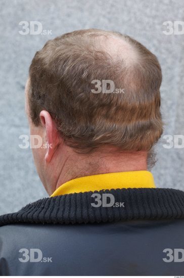 Head Hair Man White Casual Chubby Overweight Bald Street photo references