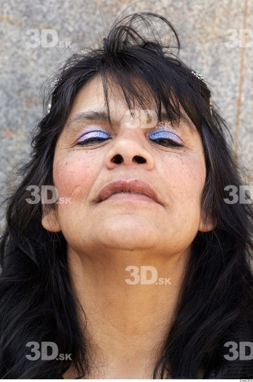 Head Woman Overweight Street photo references