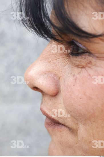 Nose Woman Overweight Street photo references