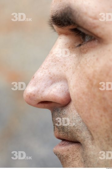 Nose Head Man Average Overweight Street photo references