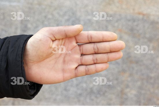 Hand Head Man Average Overweight Street photo references