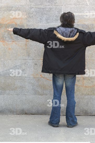 Whole Body Head Man T poses Casual Average Overweight Street photo references