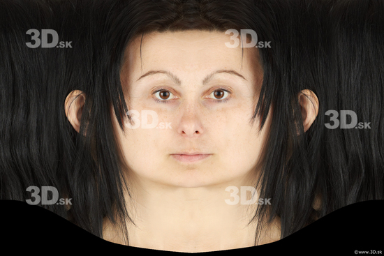 Head Woman White Head textures