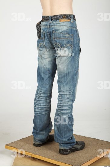 Leg Whole Body Man Casual Jeans Slim Studio photo references