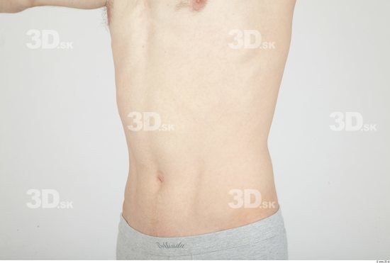 Belly Whole Body Man Casual Underwear Slim Studio photo references