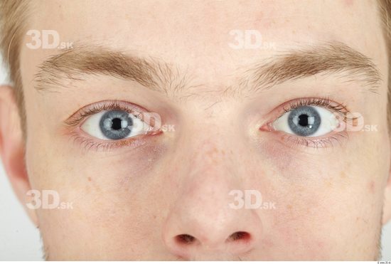 Eye Whole Body Man Casual Slim Studio photo references