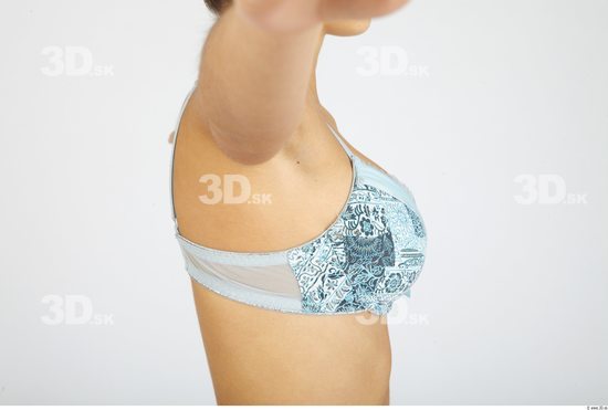 Chest Whole Body Woman Animation references Underwear Formal Bra Slim Studio photo references