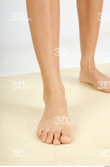 Foot Whole Body Woman Animation references Nude Formal Slim Studio photo references