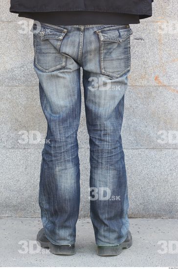 Leg Head Man Casual Jeans Average Overweight Street photo references