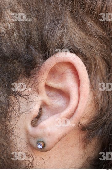 Ear Man White Jewel Average