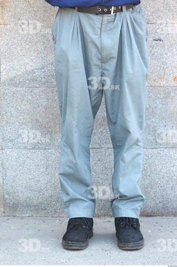 Leg Man White Casual Trousers Average