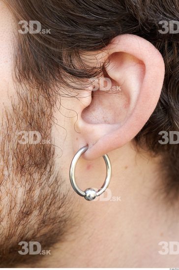 Ear Man White Jewel Average