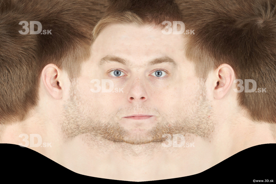 Head Man White Head textures Bearded