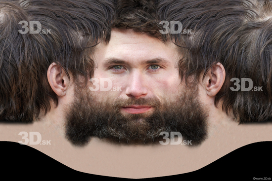 Head Man White Head textures Bearded