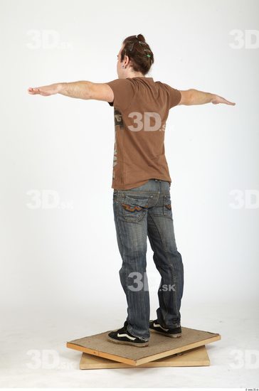 Whole Body Man Animation references Casual Average Male Studio Poses