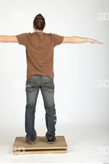 Whole Body Man Animation references Casual Average Male Studio Poses