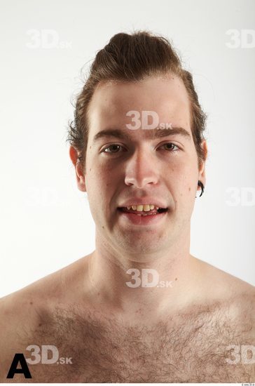 Head Phonemes Man White Average Male Studio Poses