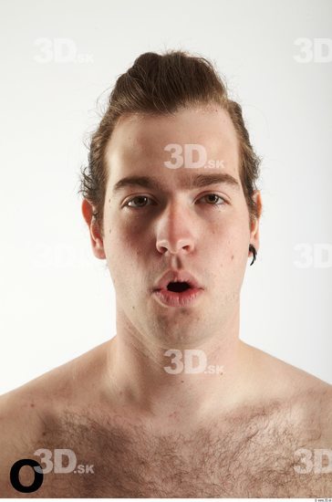 Head Phonemes Man White Average Male Studio Poses