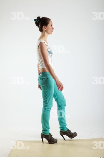 Whole Body Woman Animation references White Casual Slim