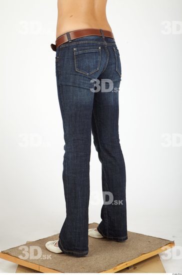 Leg Whole Body Woman Casual Jeans Slim Studio photo references