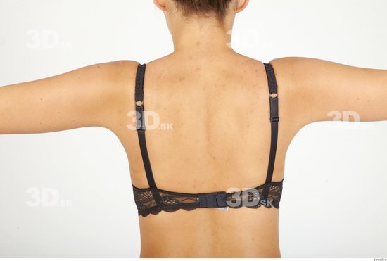 Whole Body Back Woman Casual Underwear Bra Slim Studio photo references