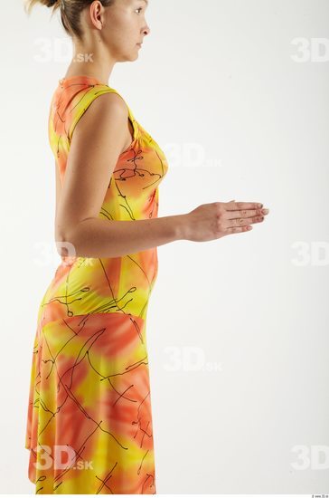 Arm Woman Animation references White Casual Dress Slim