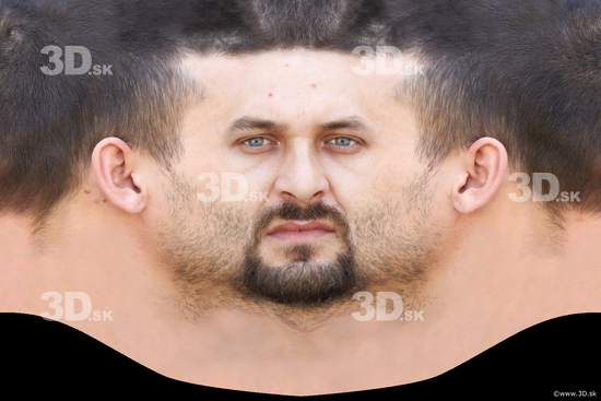 Head Man White Head textures Bearded