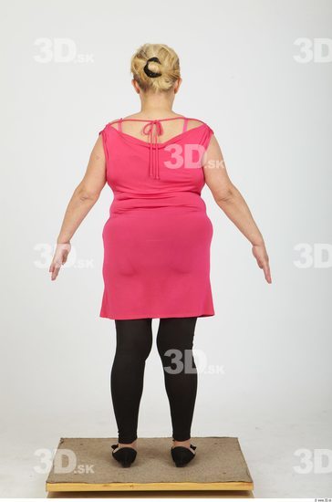 Whole Body Woman Casual Overweight Studio photo references