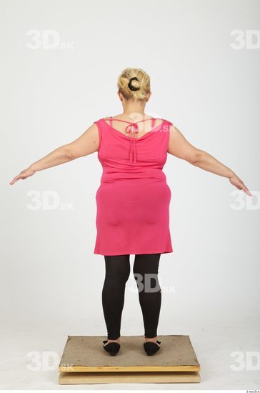 Whole Body Woman Casual Overweight Studio photo references