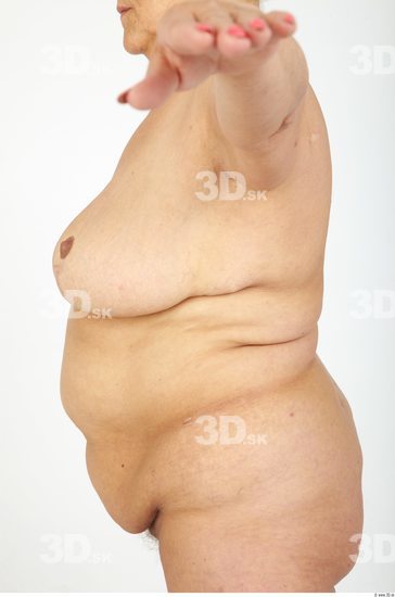 Upper Body Whole Body Woman Nude Casual Overweight Studio photo references