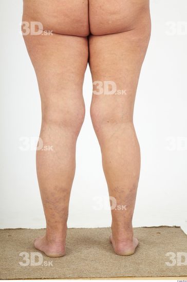 Calf Whole Body Woman Nude Casual Overweight Studio photo references