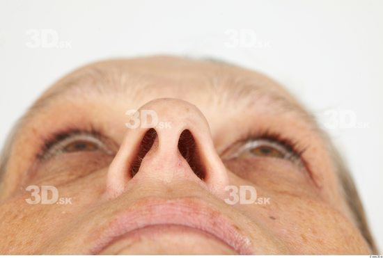 Nose Whole Body Woman Casual Overweight Studio photo references