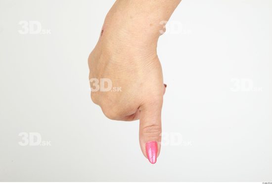 Fingers Whole Body Woman Casual Overweight Studio photo references