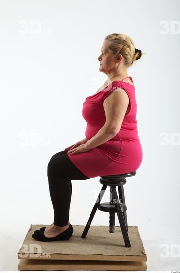 Whole Body Woman Artistic poses White Casual Overweight