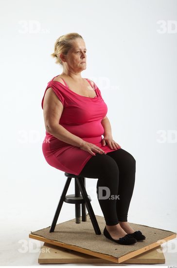 Whole Body Woman Artistic poses White Casual Overweight