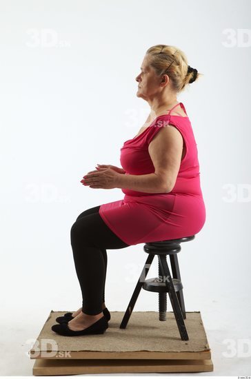 Whole Body Woman Artistic poses White Casual Overweight