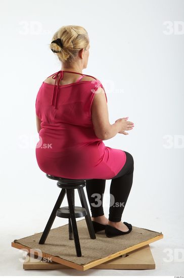 Whole Body Woman Artistic poses White Casual Overweight