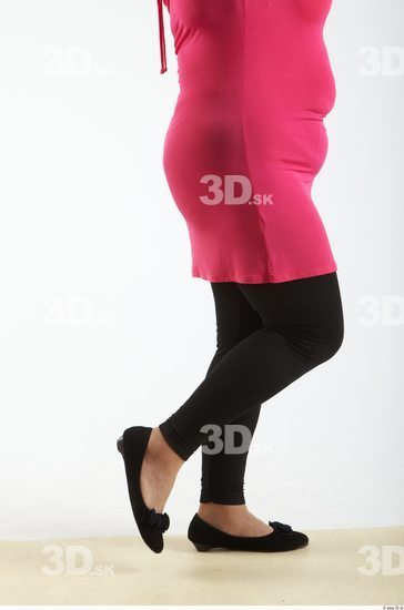 Leg Woman Animation references White Casual Overweight Leggings