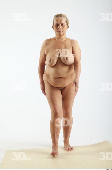 Whole Body Woman Animation references White Nude Overweight