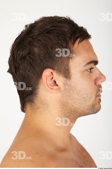 Whole Body Head Man Animation references Casual Athletic Bearded Studio photo references