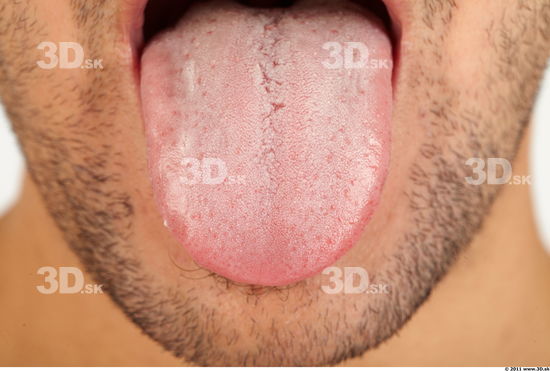 Whole Body Tongue Man Animation references Casual Athletic Studio photo references