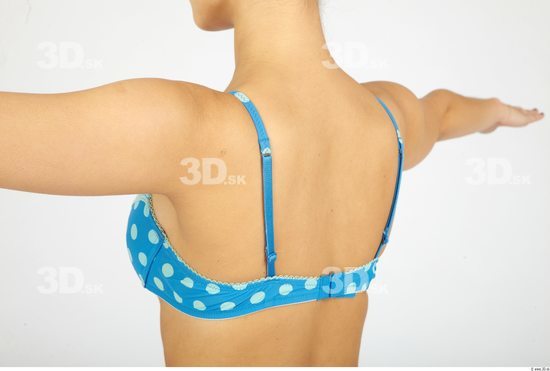 Whole Body Back Woman Animation references Underwear Bra Slim Studio photo references