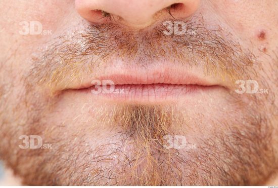 Mouth Man White Average Bearded