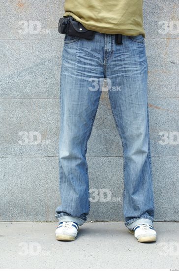 Leg Head Man Casual Jeans Athletic Street photo references