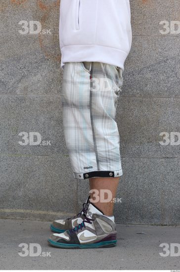 Leg Head Man Sports Shorts Athletic Chubby Street photo references