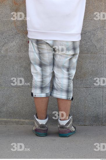 Leg Head Man Sports Shorts Athletic Chubby Street photo references