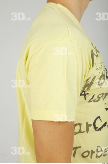 Arm Whole Body Man Casual Shirt T shirt Athletic Studio photo references