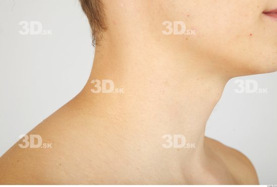 Neck Whole Body Man Nude Casual Athletic Studio photo references