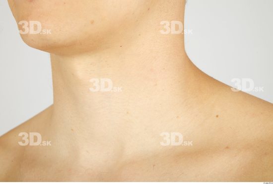 Neck Whole Body Man Nude Casual Athletic Studio photo references